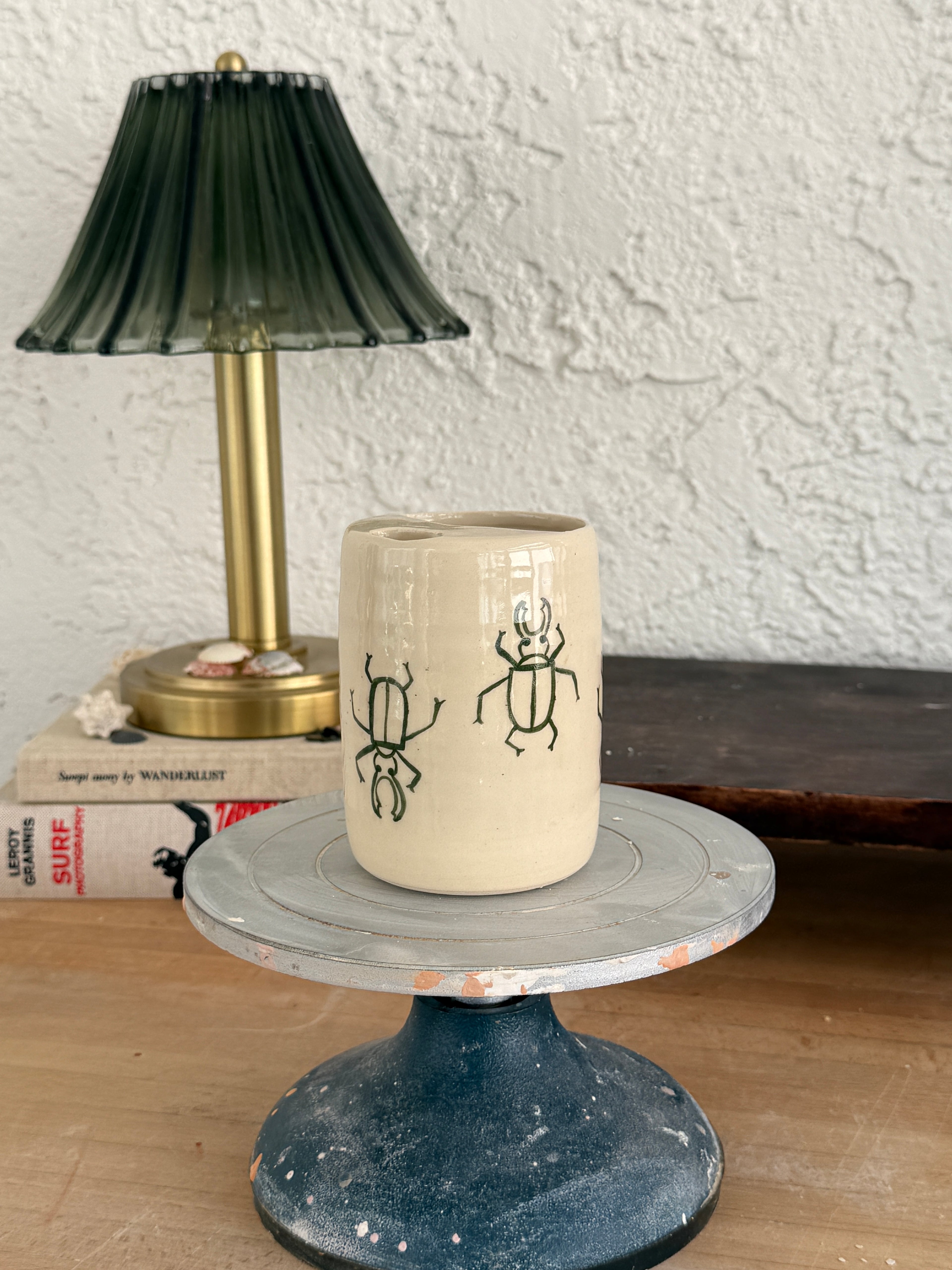 Dancing Beetle Travel Mug