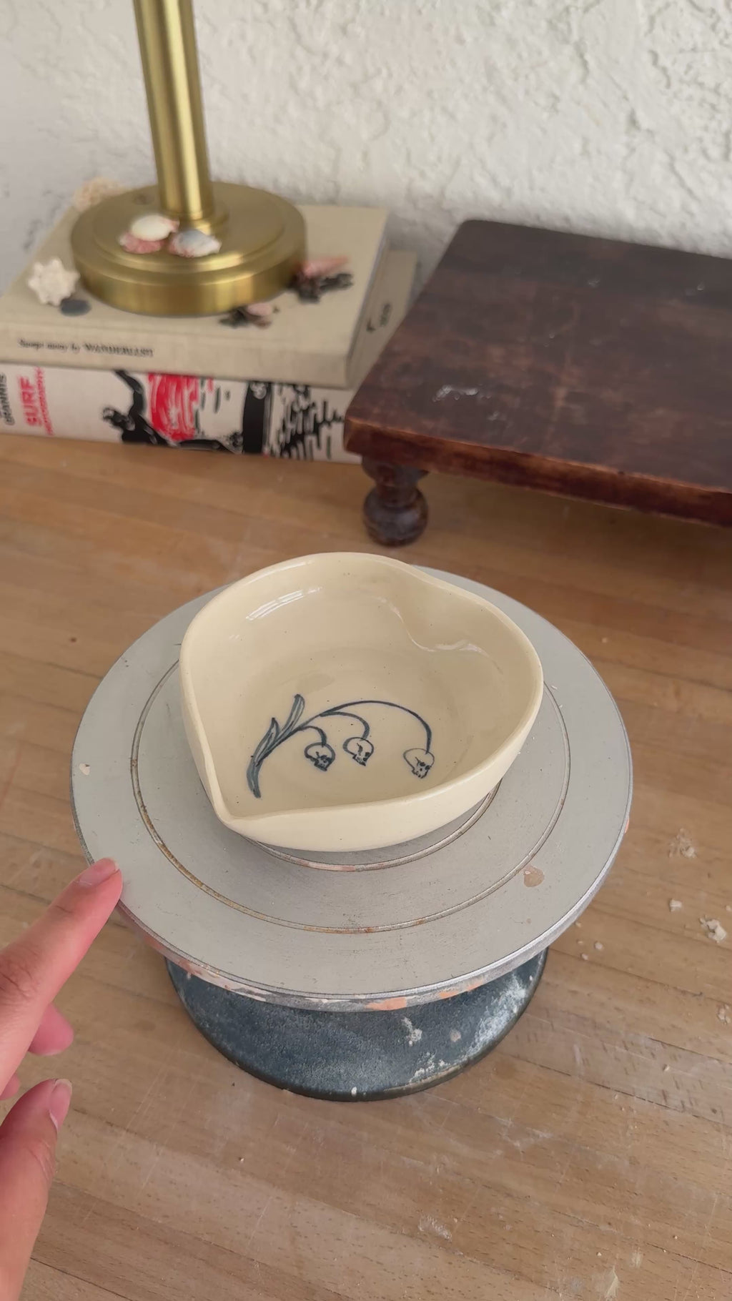Skull Lilly Ring Dish